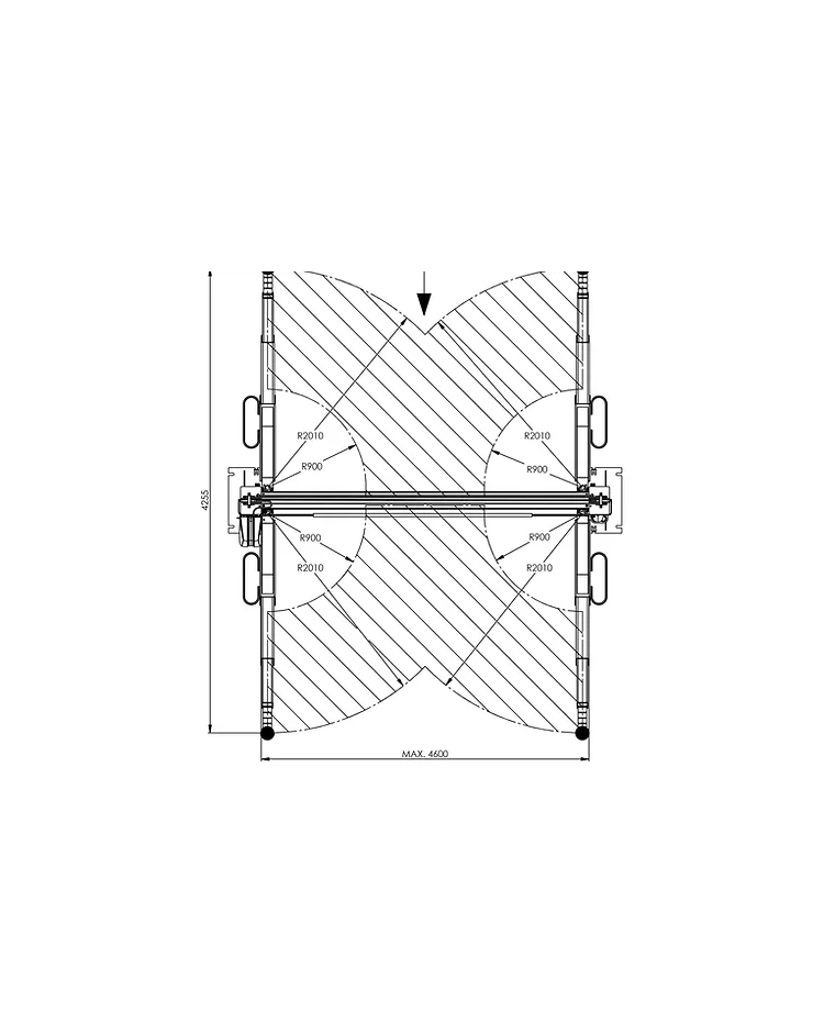2-post lift 5500kg AMI | CZECHIA | EXTENDED SUPPORTS