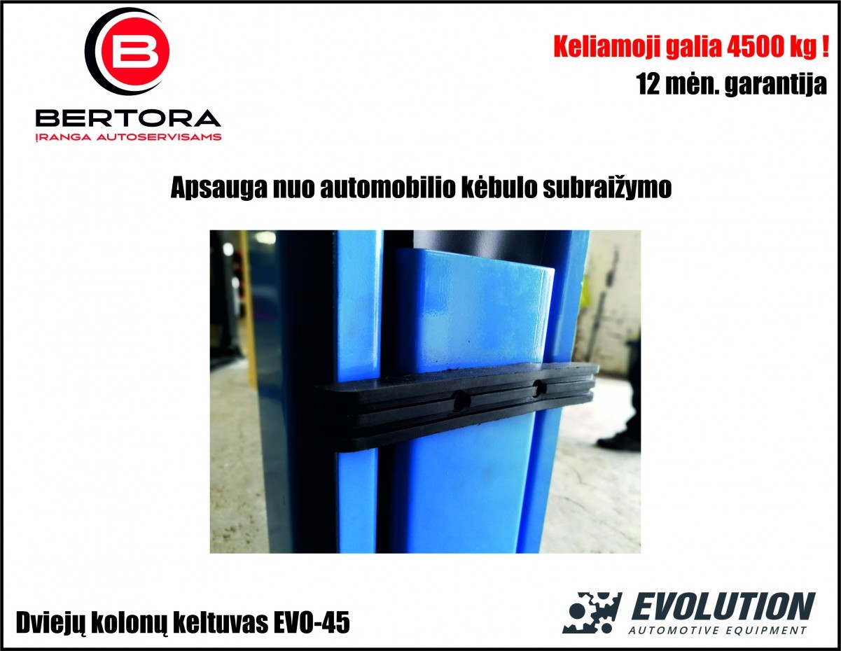 EVO-45 2-post lift 4500kg EVOLUTION/230/400V