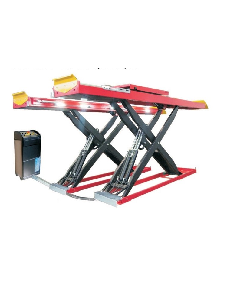 Scissor lift with recessed version wheel geometry WERTHER EV50 ATLT 5.0T