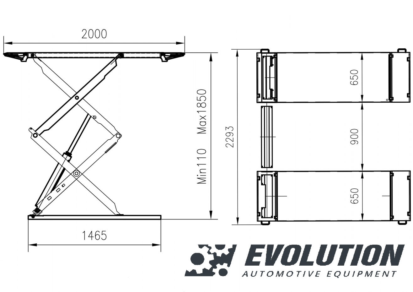 EVO-S35ON Scissor Lift Outdoor Version 3.0T